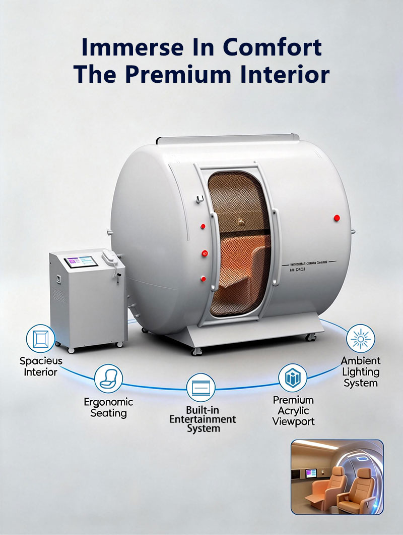 Single/Double Seated Capsule-Type Hyperbaric Oxygen Chamber
