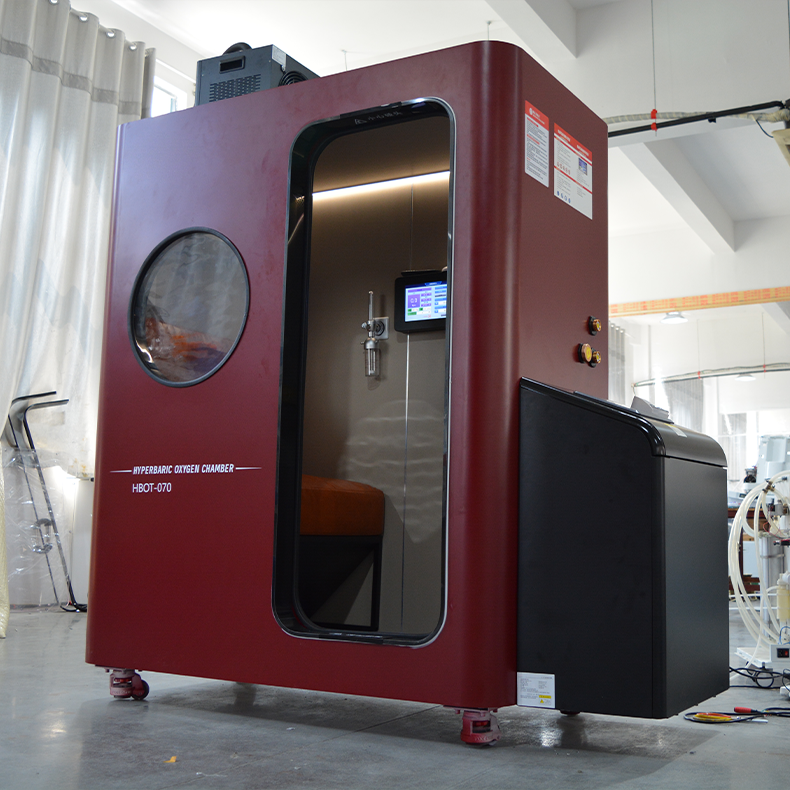 Single-person luxury integrated hyperbaric oxygen chamber