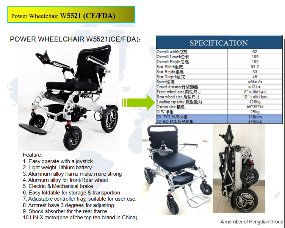 Power Wheelchair W5521