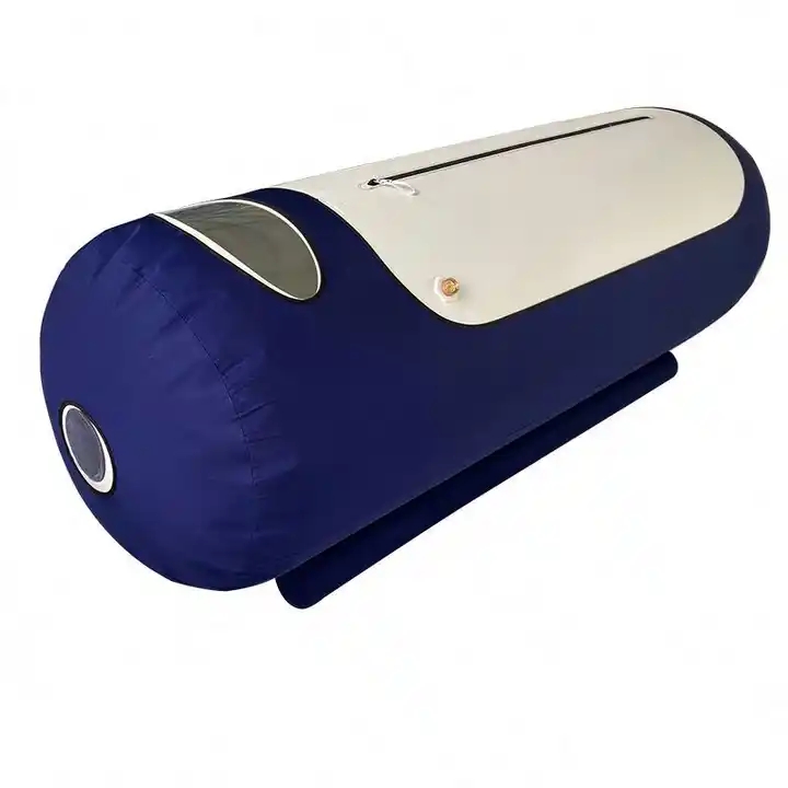 Portable Lay Down Soft Type Hyperbaric Oxygen Chamber in Blue Color