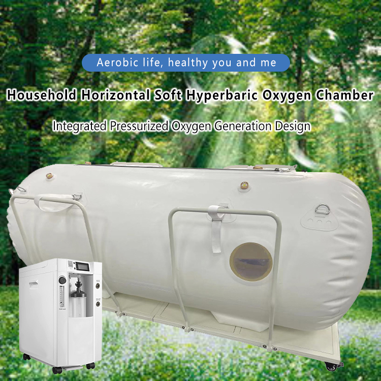 Soft Shell Lay Down Type Hyperbaric Oxygen Chamber with Metal Supporting