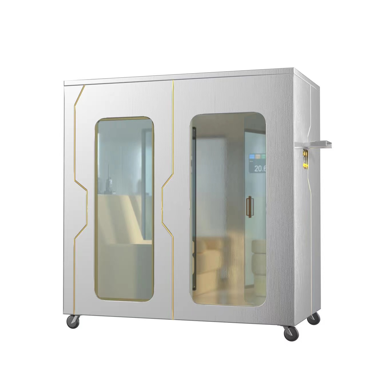 Luxury Cubic Hard Sitting Hyperbaric Oxygen Chamber
