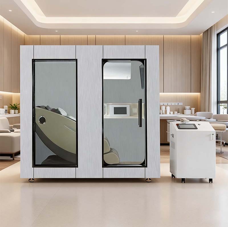 Luxury Cubic Hard Sitting Hyperbaric Oxygen Chamber