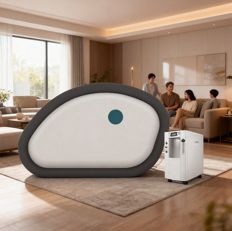 Elliptical Shape Soft Type Inflatable Hyperbaric Oxygen Chamber