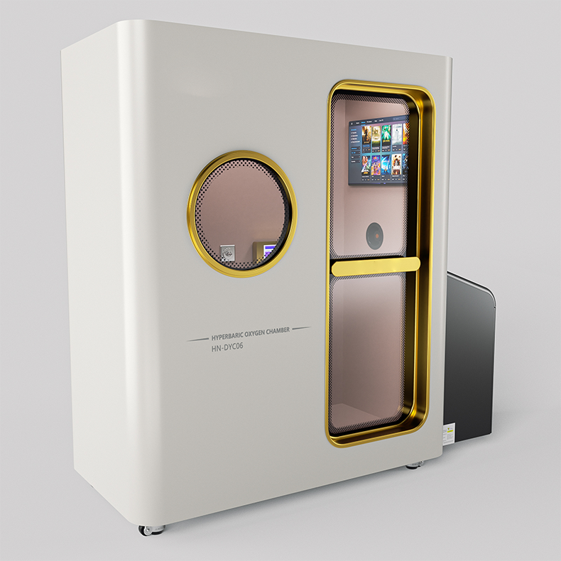 Single-person luxury integrated hyperbaric oxygen chamber