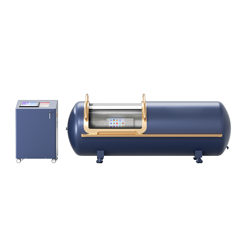 Capsule-type horizontal hyperbaric oxygen chamber